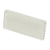 Pkt 2 Clear Reflector 3M Self Adhesive Mounting Base 70 X 30 X 6mm