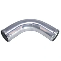 Aluminium Tube 90Deg 2.0mm With Rolled Ends 150mm Legs