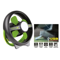 Rechargeable Tent Fan with LED Light