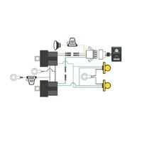 Megatom Wiring Loom - Suits Set of 2 Megatom Lights