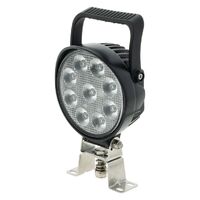 LED Round Flood Beam Work Lamp W/ Handle & Switch 5,100 Lumens