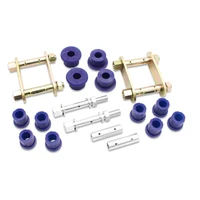 Greaseable Shackle + Bush Kit w/Fixed Pin - Rear (Colorado RC/D-Max/Rodeo)