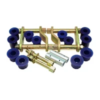 Greasable Shackle + Bush Kit w/Fixed Pin - Rear (Navara D40)