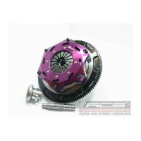 184mm Rigid Solid Ceramic Twin Plate Clutch Kit (KIT MSP NISSAN SR20 5spd inc F/W)