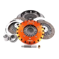 230mm Rigid Solid Organic Twin Plate Clutch Kit (KIT PER NISSAN PATROL GQ inc F/W)