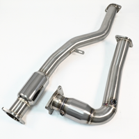 Manual Catted/Resonated J-Pipe - 200 Cell Cat (WRX/Levorg/Forester XT 15+)