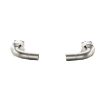 Link Pipe Set without Cat Titanium (911 Turbo/Turbo S 991 14+)