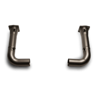 Link Pipe Set Titanium without Cat (911 Turbo 997 06+)