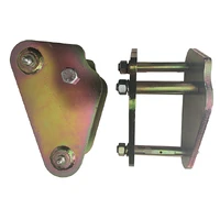 Anti-Inversion Extended Shackles 2 Inch 50mm Front 15mm Pins Pair (LandCruiser 40/45 Series)