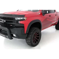 SX-Sport Smooth Elite Series Front Fender Flares (Silverado 1500 19-21) - Black 2PC