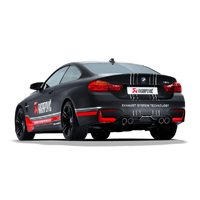 Titanium Slip On System with Carbon Tail Pipes (M3/M4 14+)