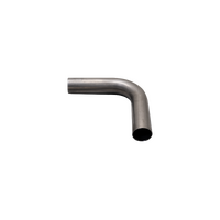 2in/90 Degree Mandrel Bend - 409 Raw Stainless Steel