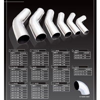 1.625in/15 Degree Mandrel Bend - Stainless Steel