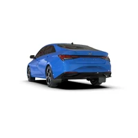 Black Mud Flap (Elantra 21-23) - Blue Logo