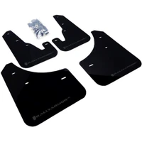 UR Rally Mud Flap (Mazdaspeed3 04-09) Black/Silver Logo