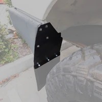 Superior Mudflap Brackets OE to -12 Offset Suitable for Toyota LandCruiser 105 Series Rear