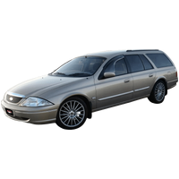 Single 2.5in Cat Back Aluminised Steel - Quiet (Falcon AU 98-02)