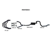 3in Exhaust with Extractors Muffler/Tailpipe (Falcon AU 98-02)