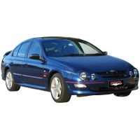 Single 2.5in Full System with Extractors Aluminised Steel - Medium (Falcon AU 98-02)