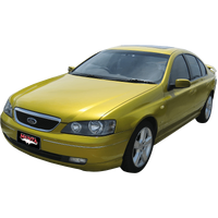 Dual 2.5in Cat Back Aluminised Steel - Medium (Falcon BA/BF 02-08)