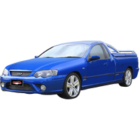 Dual 2.5in Full System Turbo Back Aluminised Steel - Medium (Falcon BA/BF 02-08)