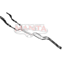 Dual 2.5in Exhaust with Extractors Muffler/Tailpipe (Falcon BA/BF 02-08)