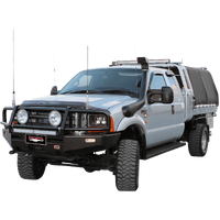 Single 4in Full System Turbo Back Aluminised (F250 99-03) SWB M/T