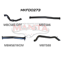 Turbo Back with Cat & without Muffler (Ranger PX2 15-18)