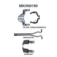 2.5in Exhaust with Extractors WOM/Muffler (Commodore VE/Maloo 13-17)