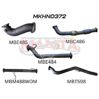 Exhaust Full System with Cat & without Muffler (Colorado RC 08-10)