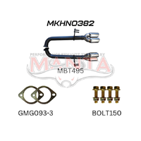 Dual 2.5in Rear Tail Pipes Muffler Delete Kit (Commodore VE/Maloo 13-17)