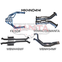 Dual 3in with 1 3/4in Extractors Muffler/Muffler (Statesman WH 99-03)