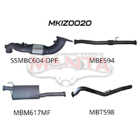 Turbo Back with Cat & Muffler (D-Max 20+)