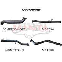 Turbo Back without Cat & with Hotdog (D-Max 17+)