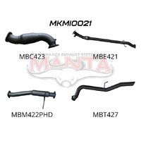 Exhaust Full System with Cat & with Hotdog (Triton MN 09-14)