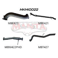 Exhaust Full System without Cat & with Hotdog (Triton MN 09-14)