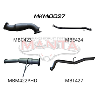 Exhaust Full System with Cat & with Hotdog (Triton MN 09-14)