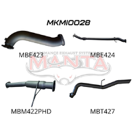 Exhaust Full System without Cat & with Hotdog (Triton MN 09-14)