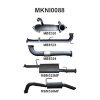 Cat & DPF Delete R Muffler (Navara D40 05-07)