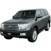 Dual 3in Turbo Back without Cat Aluminised Steel - Medium (Landcruiser VDJ200 07-15)