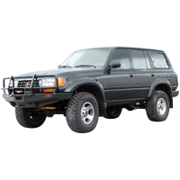 Single 2.5in Full System with Extractors Aluminised Steel - Medium (Landcruiser FZJ80 80-90)
