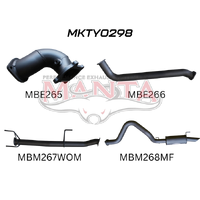 3in without Center Muffler & with Rear Muffler (Landcruiser HDJ100 98-07)