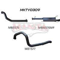 3in No Cat & No Rear Muffler (Prado KDJ120/150 02+)