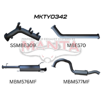 Turbo Back without Cat (Hilux GUN125R 15+)