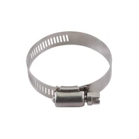 High-Torque Worm Gear Clamp, 14mm - 27mm, Pack of 10 - Stainless Steel