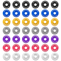 M6 X 1.0 Fender Washer and Bolt Kit, 16.7mm OD, 6 pcs