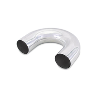 Universal Aluminium Intercooler Piping - 101.6mm / 180deg
