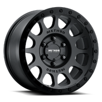 MR305 NV 16x8 6x139.7 0 Matte Black - Gloss Black Lip