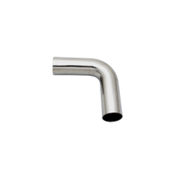 2.5in/90 Degree Mandrel Bend - 1.0D - 304 Stainless Steel Polished