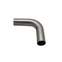 3.5in/90 Degree Mandrel Bend - 304 Stainless Steel Polished